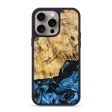 iPhone 15 Pro Max Wood+Resin Phone Case - Judith (Blue, 670082) Online