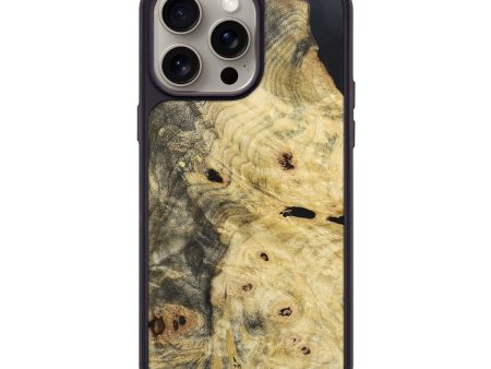 iPhone 15 Pro Max Wood+Resin Phone Case - Doug (Wood Burl, 670360) Supply