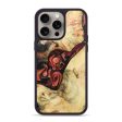 iPhone 15 Pro Max Wood+Resin Phone Case - Julia (Red, 667805) Discount