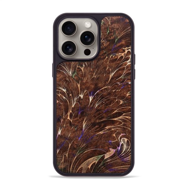 iPhone 15 Pro Max Wood+Resin Phone Case - Waylon (Harvest, 667975) Fashion