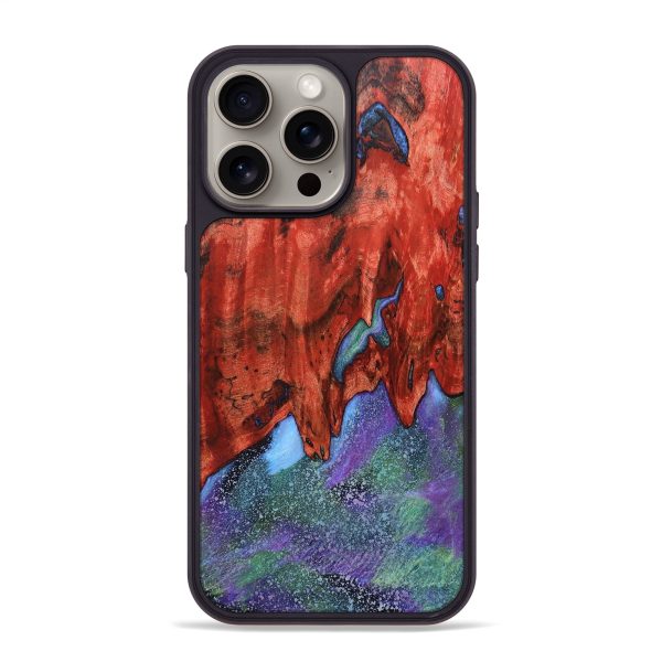 iPhone 15 Pro Max Wood+Resin Phone Case - Rylee (Cosmos, 669662) Supply