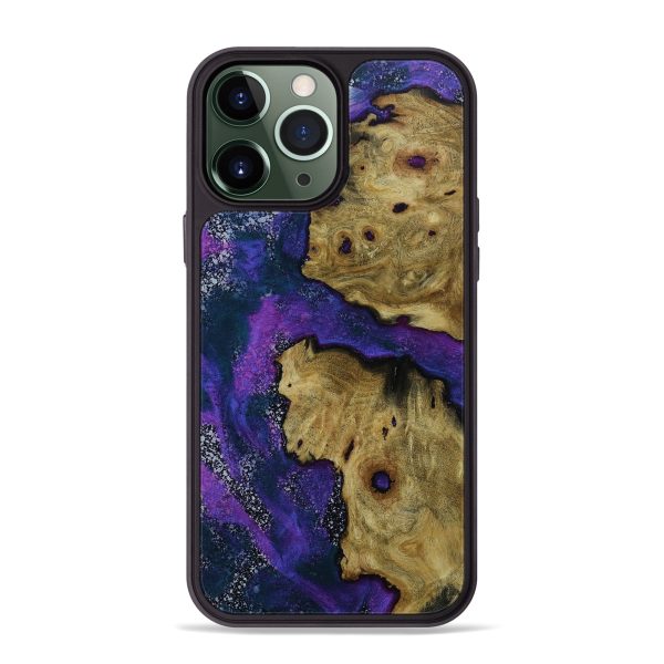 iPhone 13 Pro Max Wood+Resin Phone Case - Phoebe (Cosmos, 667718) Sale