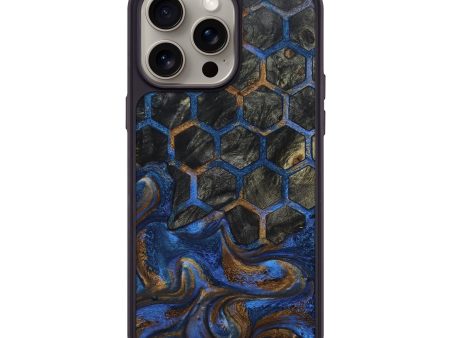 iPhone 15 Pro Max Wood+Resin Phone Case - Addison (Pattern, 667415) Supply