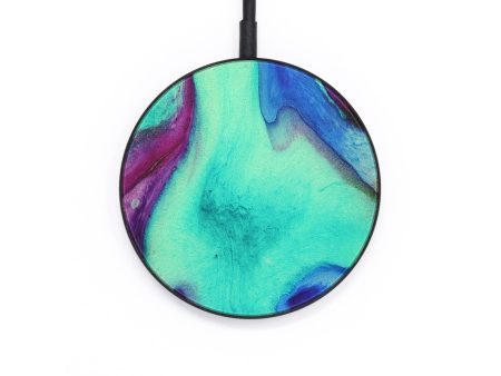 Circle ResinArt Wireless Charger - Alaina (Watercolor, 671833) Hot on Sale