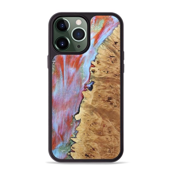 iPhone 13 Pro Max Wood+Resin Phone Case - Hudson (Cosmos, 669029) Supply