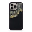 iPhone 15 Pro Max Wood+Resin Phone Case - Zachary (Pure Black, 670379) Sale