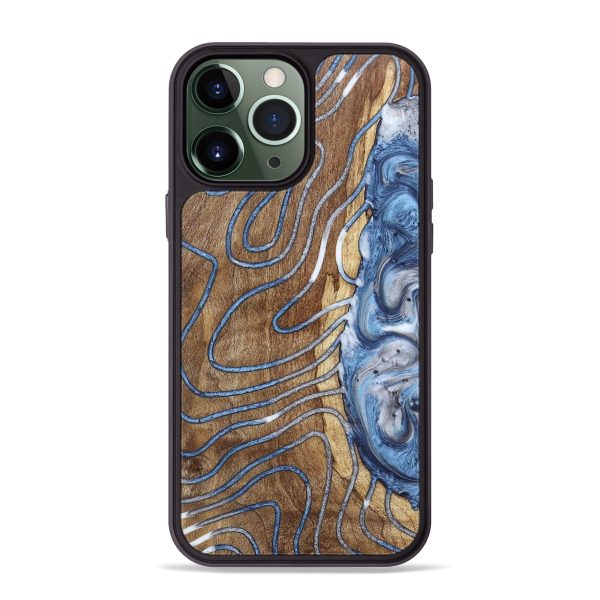 iPhone 13 Pro Max Wood+Resin Phone Case - Mckenzie (Pattern, 670847) Fashion