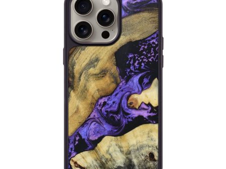 iPhone 15 Pro Max Wood+Resin Phone Case - Logan (Mosaic, 668917) Fashion