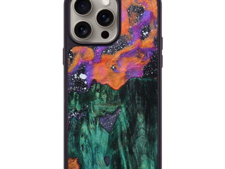 iPhone 15 Pro Max Wood+Resin Phone Case - Kailey (Cosmos, 668463) For Cheap