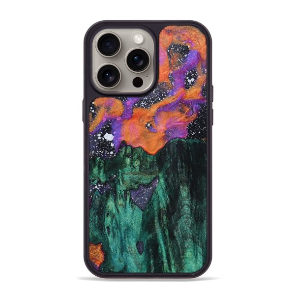 iPhone 15 Pro Max Wood+Resin Phone Case - Kailey (Cosmos, 668463) For Cheap