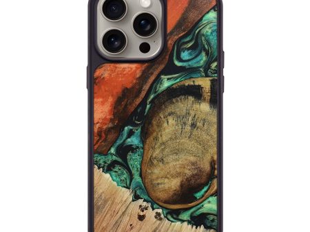 iPhone 15 Pro Max Wood+Resin Phone Case - Kaitlin (Mosaic, 668204) Discount