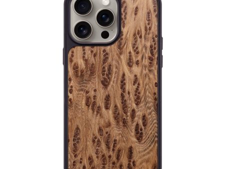 iPhone 15 Pro Max Wood+Resin Phone Case - Lester (Wood Burl, 667906) Discount