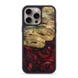 iPhone 15 Pro Max Wood+Resin Phone Case - Addie (Red, 669496) Fashion