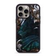 iPhone 15 Pro Max Wood+Resin Phone Case - Lena (Black & White, 667615) on Sale