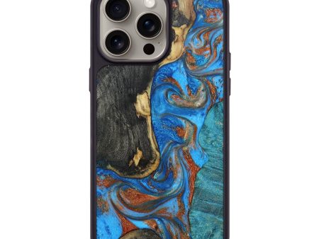 iPhone 15 Pro Max Wood+Resin Phone Case - Kadence (Mosaic, 668751) Sale