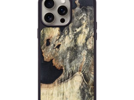 iPhone 15 Pro Max Wood+Resin Phone Case - Rickey (Wood Burl, 667899) Discount