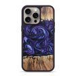 iPhone 15 Pro Max Wood+Resin Phone Case - Judy (Purple, 668429) Supply