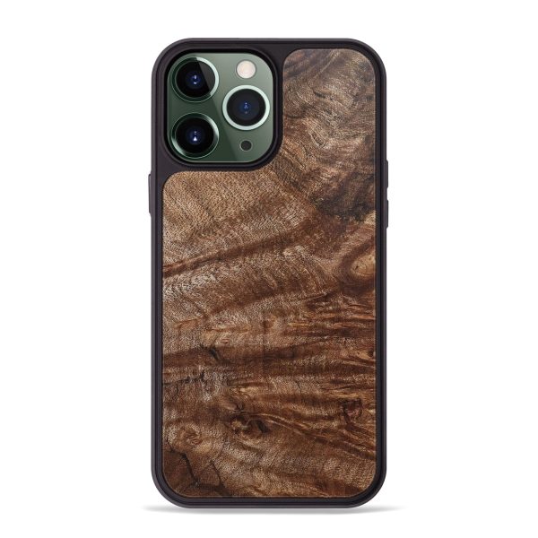 iPhone 13 Pro Max Wood+Resin Phone Case - Maurice (Wood Burl, 668280) Cheap