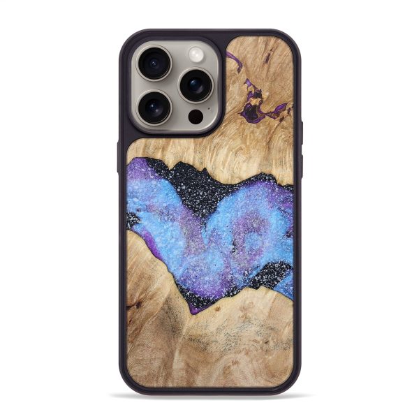 iPhone 15 Pro Max Wood+Resin Phone Case - Chelsey (Cosmos, 667871) Online