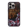 iPhone 15 Pro Max Wood+Resin Phone Case - Melissa (Red, 669501) on Sale