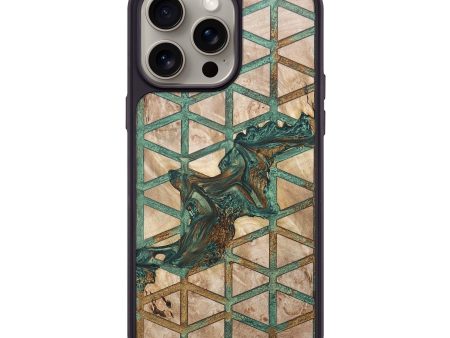 iPhone 15 Pro Max Wood+Resin Phone Case - Baylee (Pattern, 666306) Online Hot Sale