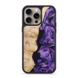 iPhone 15 Pro Max Wood+Resin Phone Case - Mckenna (Purple, 668992) Sale