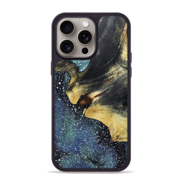 iPhone 15 Pro Max Wood+Resin Phone Case - Jonas (Cosmos, 668454) For Discount