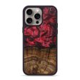 iPhone 15 Pro Max Wood+Resin Phone Case - Emerson (Red, 669470) Online now