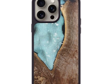 iPhone 15 Pro Max Wood+Resin Phone Case - Renee (Cosmos, 668474) For Sale