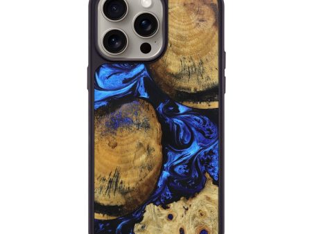 iPhone 15 Pro Max Wood+Resin Phone Case - Ezekiel (Mosaic, 666559) Online now