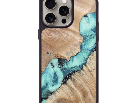 iPhone 15 Pro Max Wood+Resin Phone Case - Kody (Cosmos, 667857) Online now