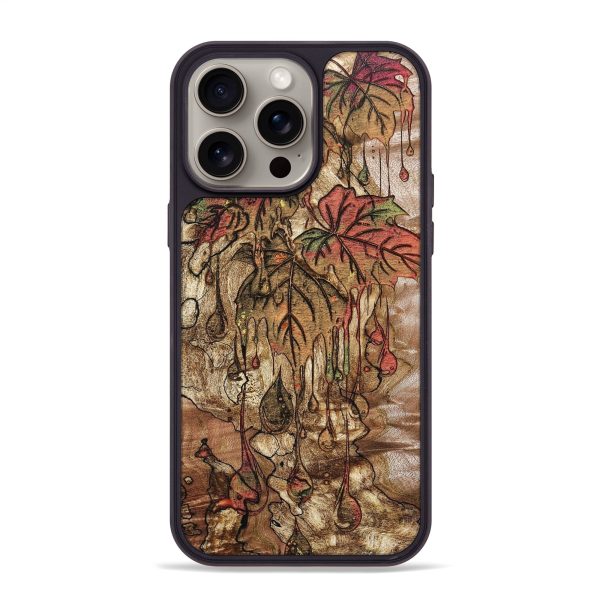 iPhone 15 Pro Max Wood+Resin Phone Case - Quinn (Harvest, 667167) Sale