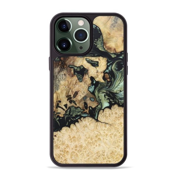 iPhone 13 Pro Max Wood+Resin Phone Case - Leland (Mosaic, 666387) Sale