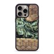 iPhone 15 Pro Max Wood+Resin Phone Case - Pamela (Pattern, 666436) on Sale