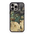 iPhone 15 Pro Max Wood+Resin Phone Case - Timothy (Green, 666389) Supply