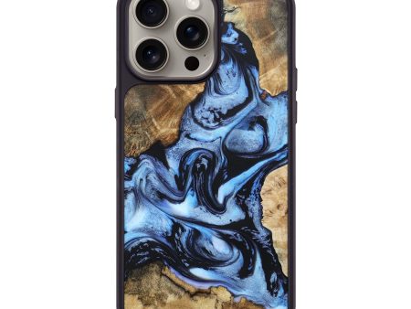 iPhone 15 Pro Max Wood+Resin Phone Case - Cortney (Mosaic, 666369) For Cheap