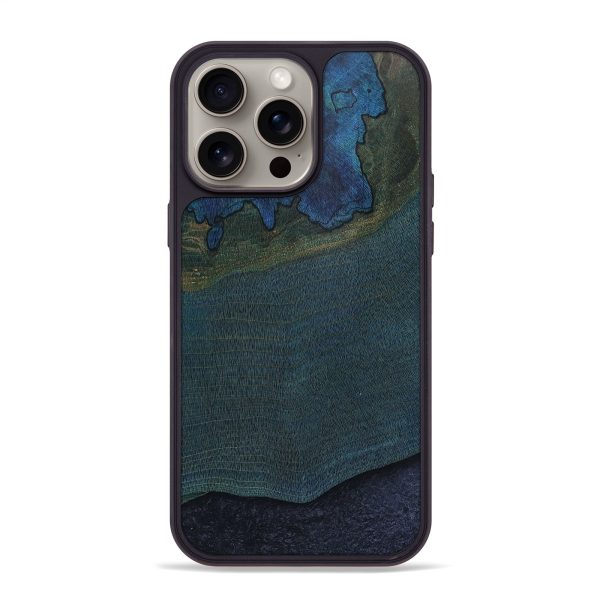 iPhone 15 Pro Max Wood+Resin Phone Case - Alton (Wood Burl, 668888) Online Hot Sale