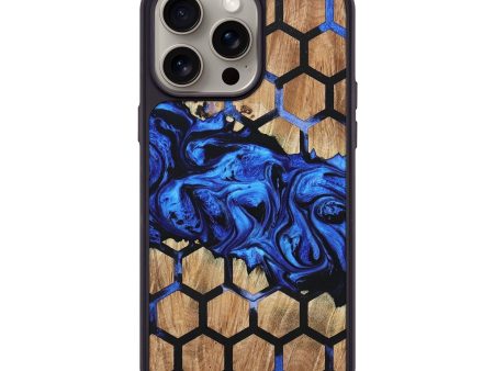 iPhone 15 Pro Max Wood+Resin Phone Case - Shelia (Pattern, 666565) Online Hot Sale