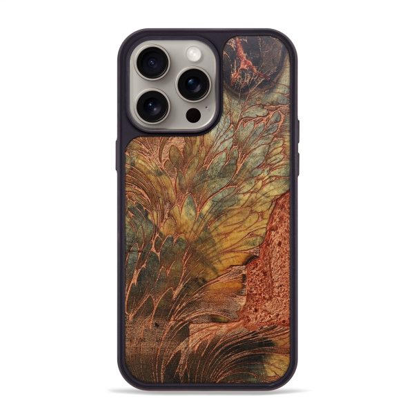 iPhone 15 Pro Max Wood+Resin Phone Case - Nancy (Harvest, 668310) For Cheap