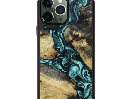 iPhone 13 Pro Max Wood+Resin Phone Case - Kristopher (Mosaic, 668901) on Sale