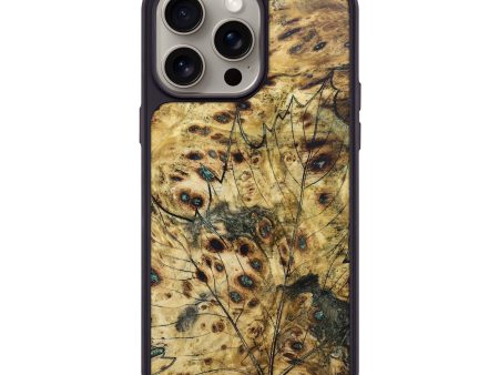 iPhone 15 Pro Max Wood+Resin Phone Case - Marely (Harvest, 668317) For Cheap