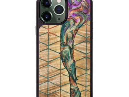 iPhone 13 Pro Max Wood+Resin Phone Case - Paul (Pattern, 668157) on Sale