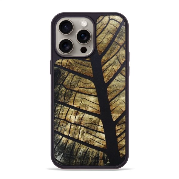 iPhone 15 Pro Max Wood+Resin Phone Case - Natalia (Harvest, 668292) on Sale