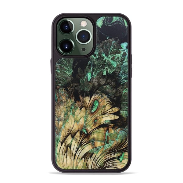 iPhone 13 Pro Max Wood+Resin Phone Case - Amaya (Harvest, 668328) Fashion