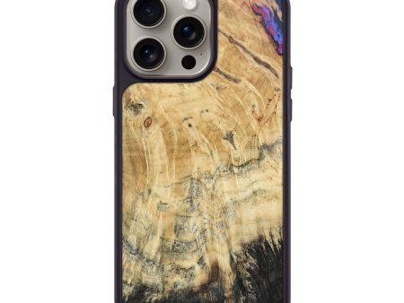 iPhone 15 Pro Max Wood+Resin Phone Case - Ayanna (Wood Burl, 668274) Cheap