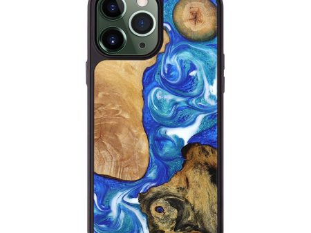 iPhone 13 Pro Max Wood+Resin Phone Case - Neil (Mosaic, 666546) For Cheap