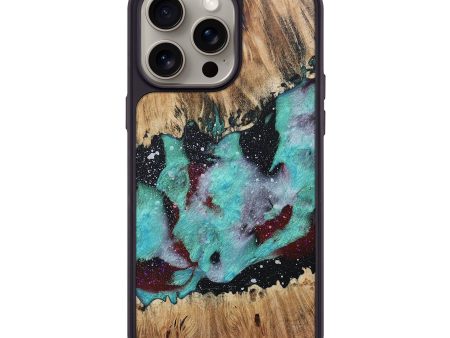 iPhone 15 Pro Max Wood+Resin Phone Case - Frances (Cosmos, 667052) Online now