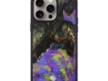 iPhone 15 Pro Max Wood+Resin Phone Case - Tammy (Cosmos, 667331) For Sale