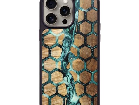 iPhone 15 Pro Max Wood+Resin Phone Case - April (Pattern, 668826) Online Hot Sale