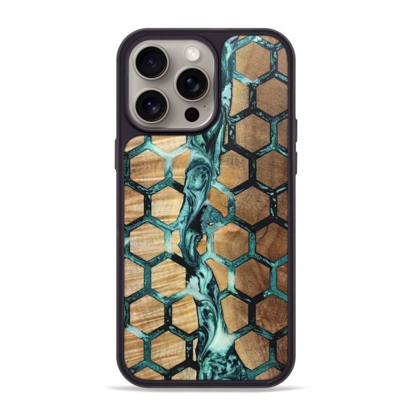 iPhone 15 Pro Max Wood+Resin Phone Case - April (Pattern, 668826) Online Hot Sale